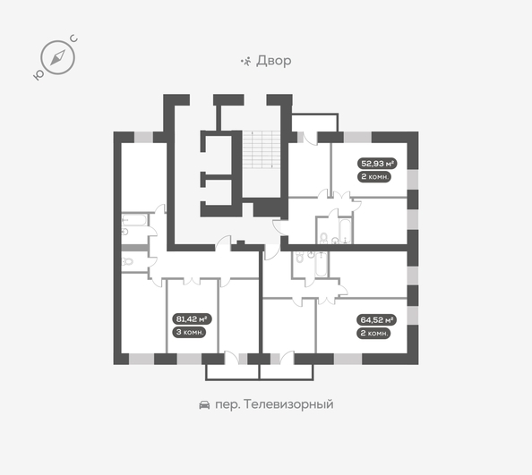 
  Продается 2-комн. квартира 64 м², в ЖК ОКТА, дом 2. Фото 5.