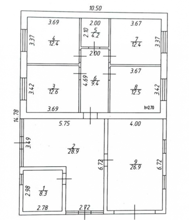 
   Продам дом, 127 м², Новые Зори

. Фото 1.