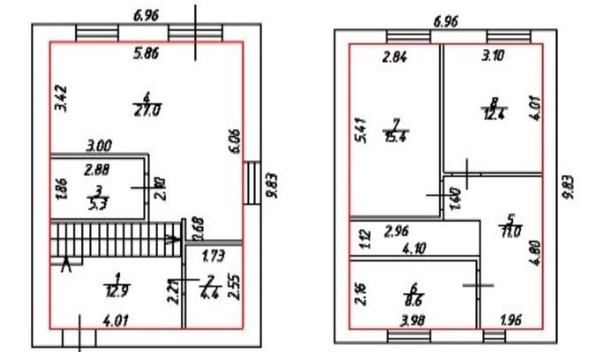 
   Продам дом, 100 м², Новые Зори

. Фото 1.