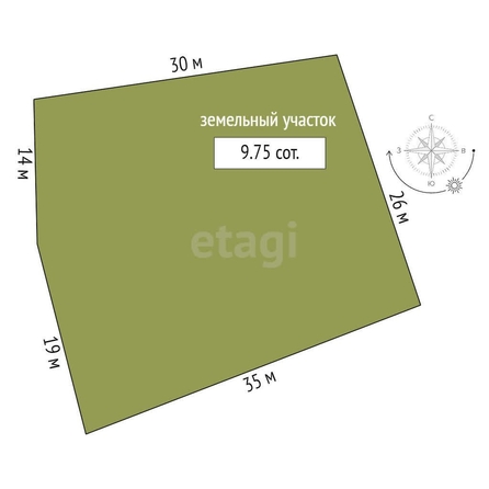 
  Продам  участок ИЖС, 9.8 соток, 10 лет Октября

. Фото 2.