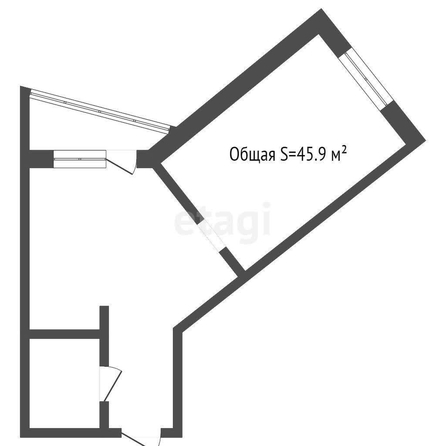 
   Продам 2-комнатную, 45.9 м², Павловский тракт, 289А

. Фото 1.