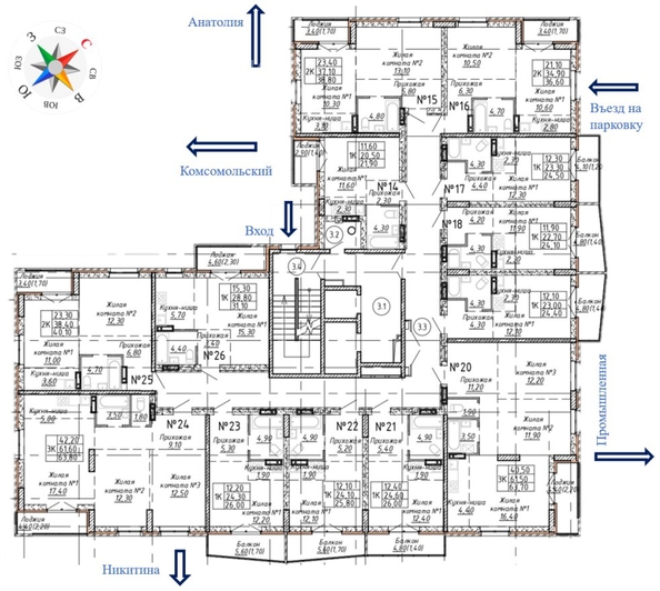 
  Продам парковочное место, 13.3 м², Барнаул

. Фото 3.