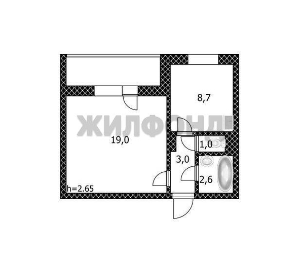 
  Продается 1-комн. квартира, 34 м², Новгородская ул
. Фото 23.