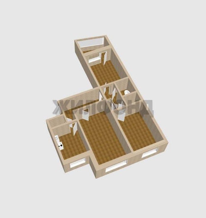 
  Продается 3-комн. квартира, 65.7 м², Весенняя ул
. Фото 19.