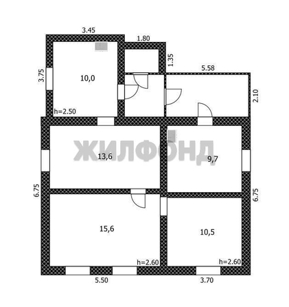 
  Продается дом, 58.6 м², Барнаул
. Фото 9.