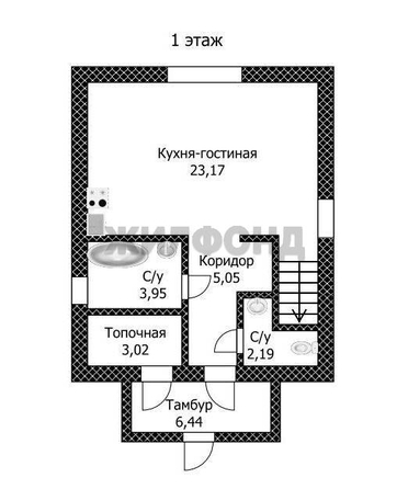 
  Продается дом, 80 м², Барнаул
. Фото 10.