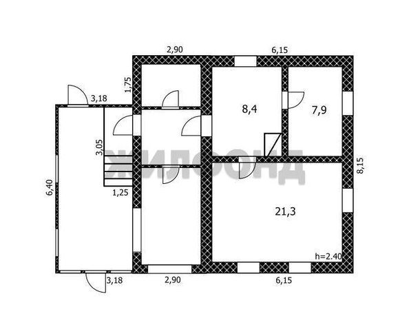
  Продается дом, 37.6 м², Барнаул
. Фото 14.