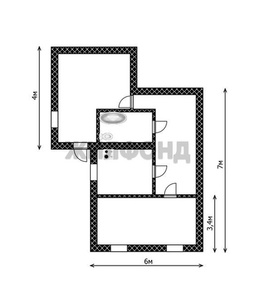 
  Продается дом, 47 м², Барнаул
. Фото 9.