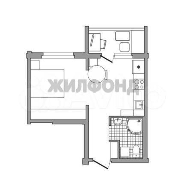 
  Продается 1-комн. квартира, 30.3 м², Чайковского ул, д. 35/1
. Фото 9.