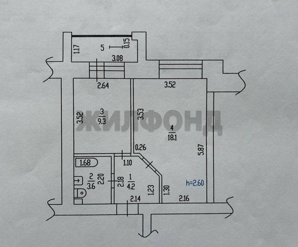 
  Продается 1-комн. квартира, 35.2 м², Взлетная ул, д. 17
. Фото 11.