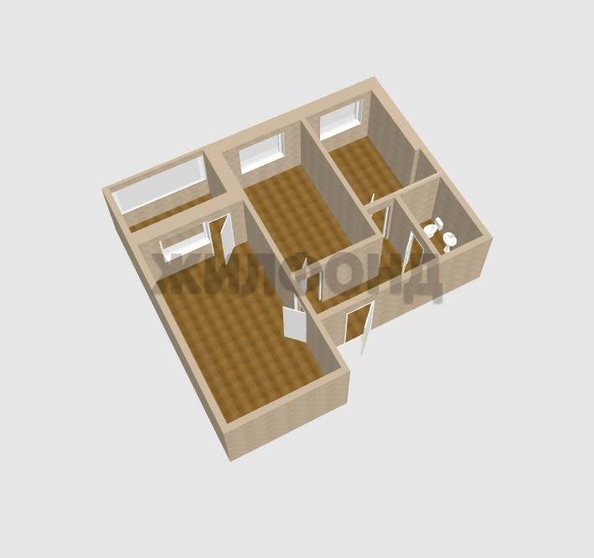 
  Продается 2-комн. квартира, 43 м², Попова ул, д. 88
. Фото 17.