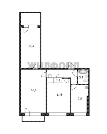 
  Продается 3-комн. квартира, 62 м², Островского ул, д. 4
. Фото 11.