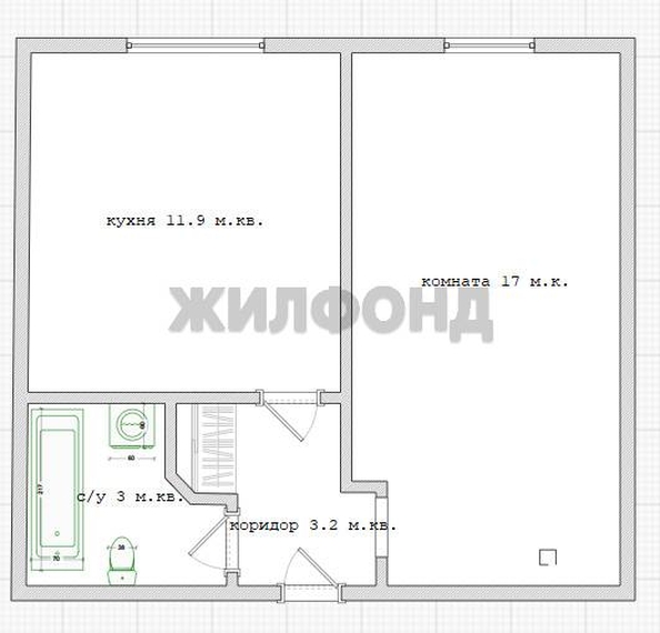 
  Продается 1-комн. квартира, 34.4 м², Сухэ-Батора ул
. Фото 8.