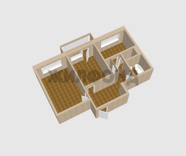 
  Продается 2-комн. квартира, 47.5 м², Строителей ул, д. 4
. Фото 16.