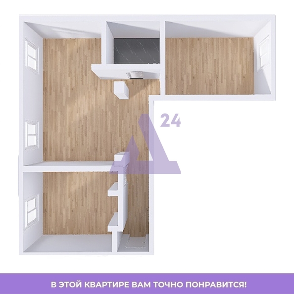 
  Продается 3-комн. квартира, 76.6 м², Социалистический пр-кт, д. 130
. Фото 16.