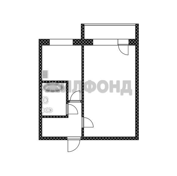 
  Продается 1-комн. квартира, 29.9 м², Сухэ-Батора ул
. Фото 21.
