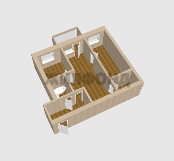 
  Продается 2-комн. квартира, 43.8 м², Чернышевского ул
. Фото 14.