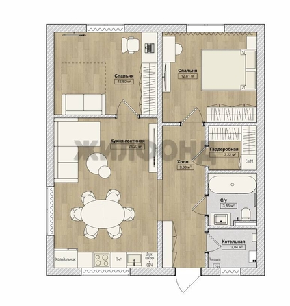 
  Продается дом, 75 м², Барнаул
. Фото 14.
