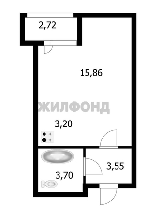 
  Продается студия, 26.4 м², Северо-Западная ул
. Фото 2.