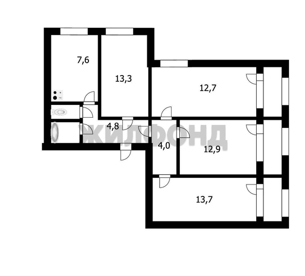 
  Продается комната, 14 м², Шукшина ул
. Фото 14.