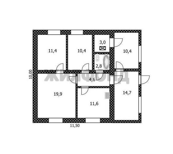 
  Продается дом, 88.8 м², Барнаул
. Фото 17.