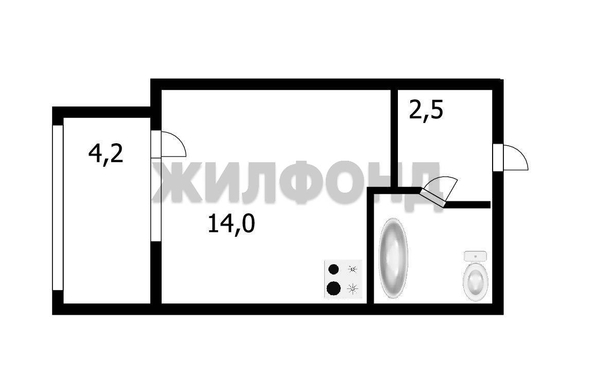 
  Продается студия 19.1 м². Фото 10.