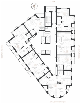 
  Продается 2-комн. квартира 57.99 м², в ЖК Маяковский 2. Фото 1.