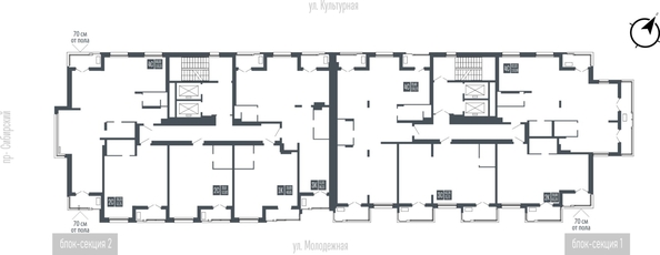 
  Продается 2-комн. квартира 52.82 м², в ЖК Опера Резиденс. Фото 4.
