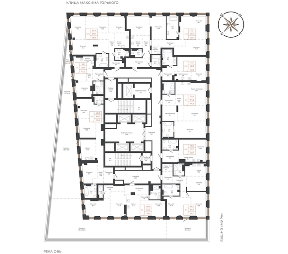 
  Продается 4-комн. квартира 123.7 м², в ЖК Барнаул. Фото 1.