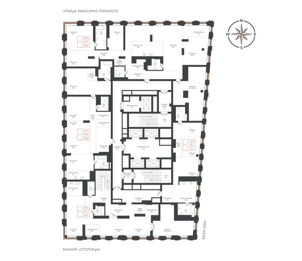 
  Продается 3-комн. квартира 86.7 м², в ЖК Барнаул. Фото 1.