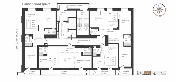 
  Продается 1-комн. квартира 31.5 м², в ЖК Павлов. Фото 1.