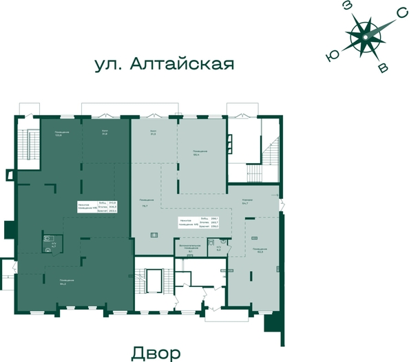
  Продается универсальное помещение 293.7 м², в ЖК Первогорье, корпус 4. Фото 1.