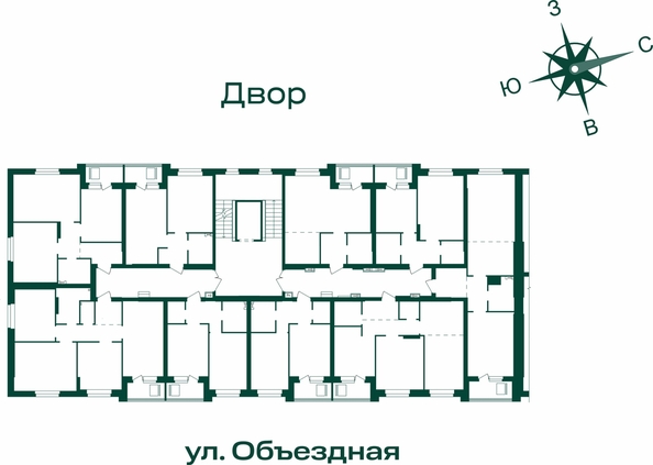 
  Продается 3-комн. квартира 69.4 м², в ЖК Первогорье, корпус 5. Фото 1.