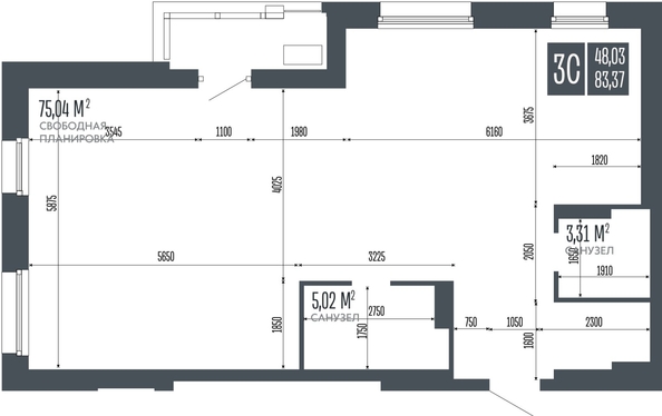 
  Продается 3-комн. квартира 83.37 м², в ЖК Опера Резиденс. Фото 1.
