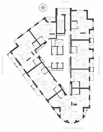 
  Продается 2-комн. квартира 62.23 м², в ЖК Маяковский 2. Фото 1.