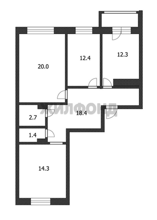 
  Продается 3-комн. квартира 81.5 м². Фото 27.
