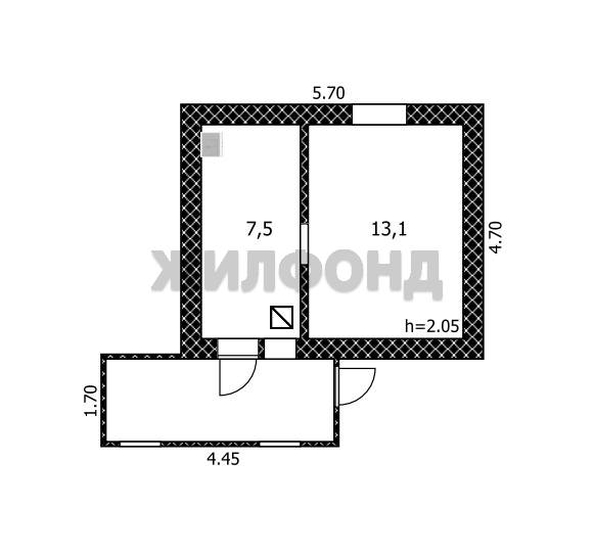 
  Продается дом 20.6 м². Фото 13.