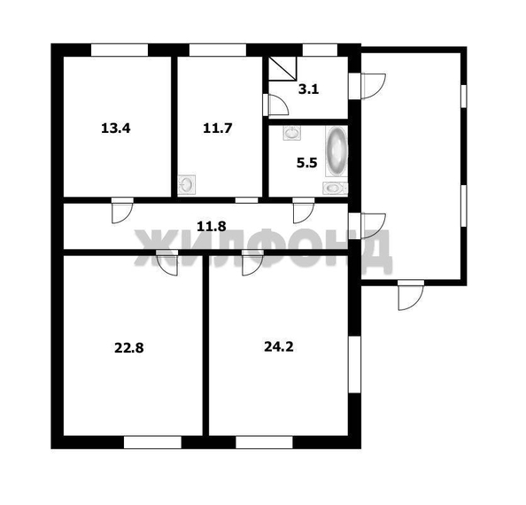 
  Продается дом 92.5 м². Фото 23.