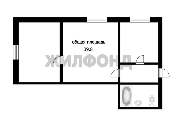 
  Продается 2-комн. квартира 39.8 м². Фото 10.
