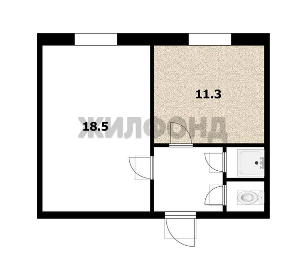 
  Продается комната 10 м². Фото 11.