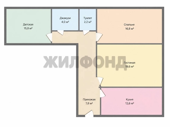 
  Продается 3-комн. квартира 69.7 м². Фото 19.