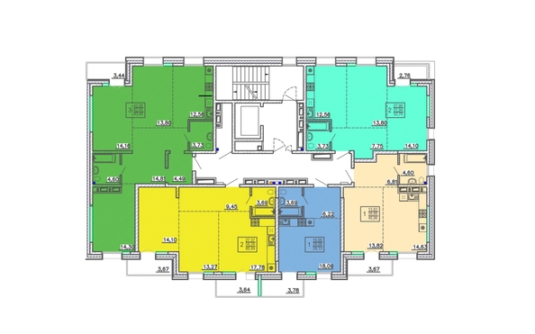 
  Продается 3-комн. квартира, 83.48 м², ЖК Ёлки, дом 2
. Фото 1.