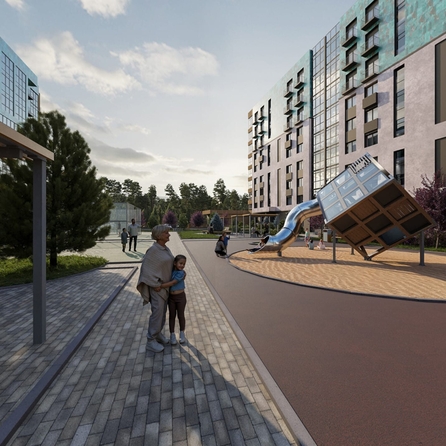 
  Продается 3-комн. квартира, 84.15 м², ЖК Ёлки, дом 2
. Фото 50.