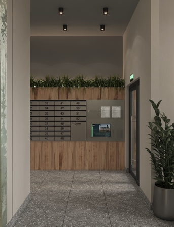 
  Продается 2-комн. квартира 52.97 м², в ЖК Ёлки, дом 3. Фото 13.