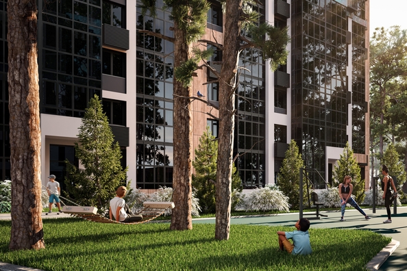 
  Продается 1-комн. квартира 39.9 м², в ЖК Ёлки, дом 2. Фото 5.