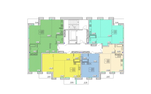 
  Продается 3-комн. квартира 83.33 м², в ЖК Ёлки, дом 3. Фото 1.