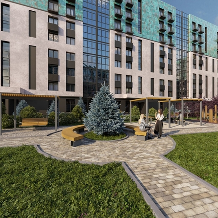
  Продается 2-комн. квартира 57.4 м², в ЖК Ёлки, дом 1. Фото 32.
