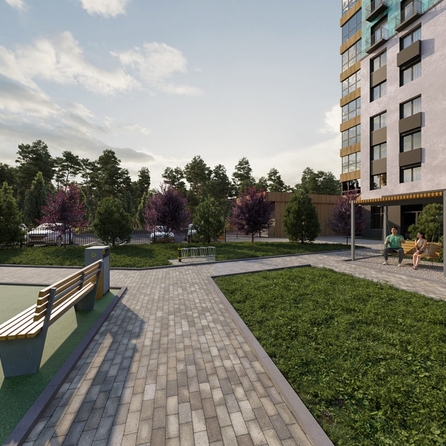 
  Продается 1-комн. квартира 40.96 м², в ЖК Ёлки, дом 3. Фото 42.