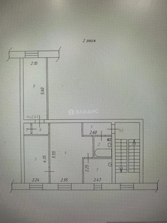 
  Продам 3-комн. квартиру 53.3 м². Фото 10.