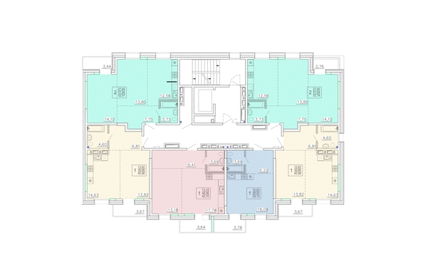 
  Продается 2-комн. квартира 52.97 м², в ЖК Ёлки, дом 3. Фото 2.